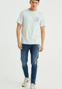 WE FASHION MET OPDRUK - T-shirt Print -Hemden Winkel 0dd949fe8bac4a648777145811fea4ac